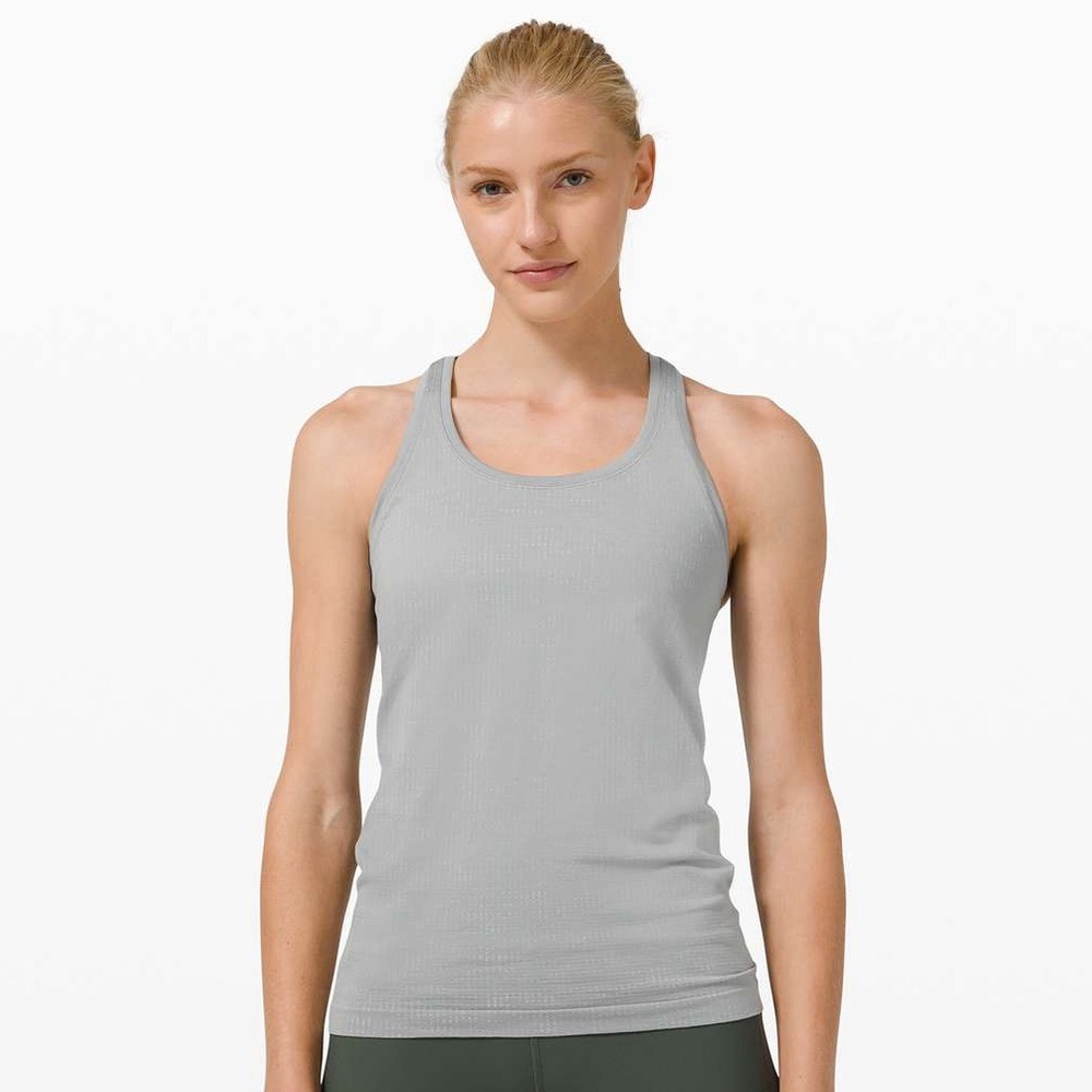 Lululemon Swiftly Tech Hip Length Size 6 Rhino Gray